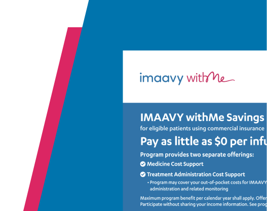 IMAAVY withMe Savings Program Web Flashcard